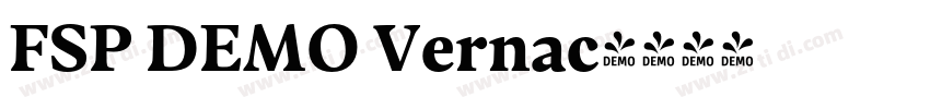FSP DEMO Vernac字体转换 FSP DEMO Vernac字体转换